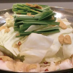 もつ鍋  980円　一人前から注文可