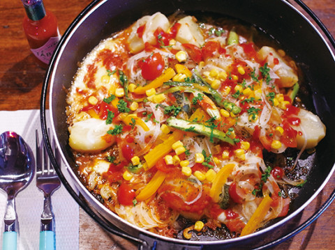 北海道まるごとチーズポテト　１人前690円（写真は２人前）