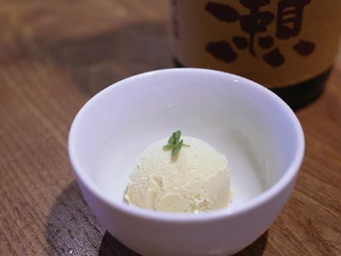 芋焼酎のアイス 