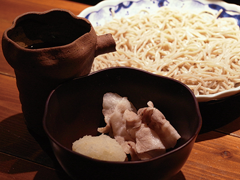 ９時から企画第二弾   豚しゃぶおろし蕎麦 が650円に！飲み放題は1,500円