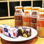 焼肉食べたあとは、やっぱフルーツ牛乳？250円