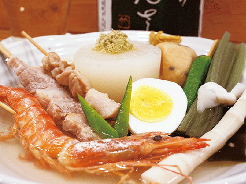 美味しいおでんで、 一杯やりませんか？