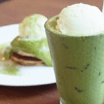 抹茶ミルクフロート 550円