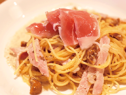 生ハムといちじくのパスタ        800円