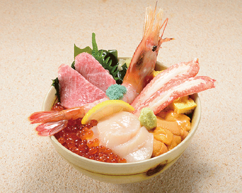 「鮨処 よし」さん直営のどんぶり屋さん 本格的な鮨ネタをどんぶりで！