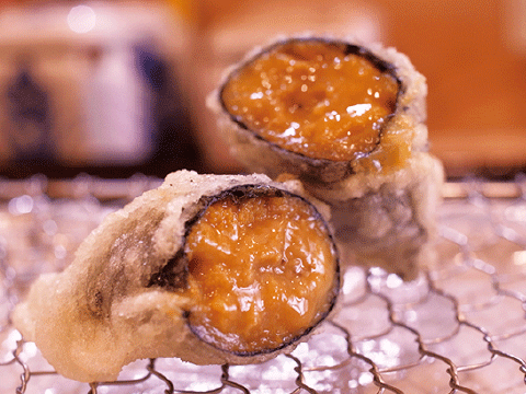 ウニの磯部巻き  600円