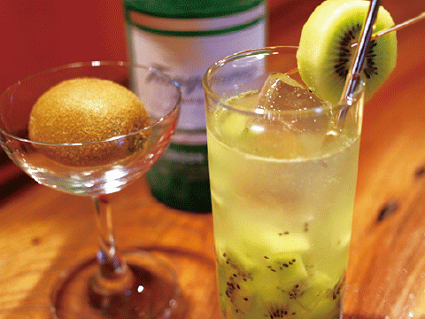 キウイのジントニック 800円