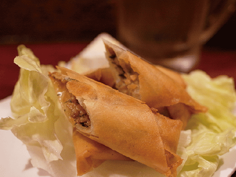 納豆チーズ春巻  480円