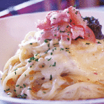 かにみそのクリームパスタ 1,200円＊８月末まで！