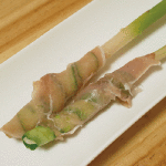 谷中生姜の生ハム巻き    530円