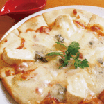 ４種のチーズのピザ 1,200円（メイプルシロップ付き）