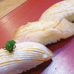 旬を感じます！ 白身の握り三貫セット