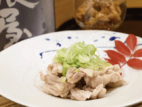 せせりの自家製ポン酢和え 500円