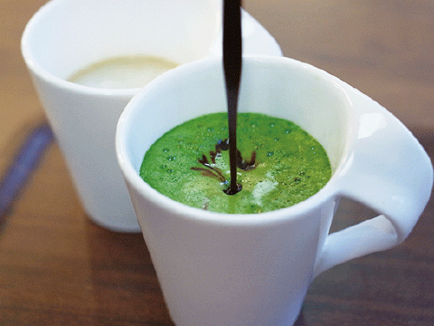 抹茶チョコミルク 400円