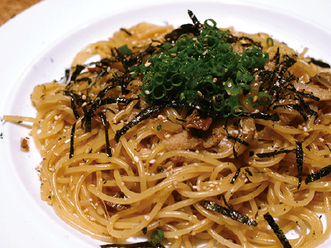焼きそばではありません！     気まぐれスパゲッティ 800円