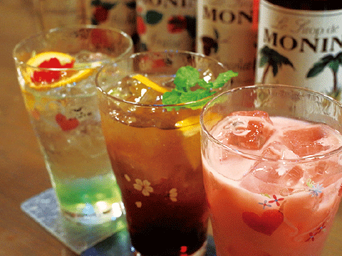 今月はノンアルコールカクテルを お勧めします。