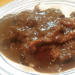 実は人気の隠れサイドメニュー 幻の牛タンカレー 600円