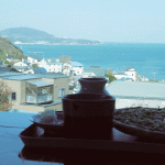 お蕎麦はもちろん、 窓からの景色も楽しめます。