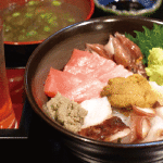 数量限定 小さい海鮮丼 500円（味噌汁付き）