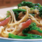 活ホッキと菜花の春スパゲティ 1,000円