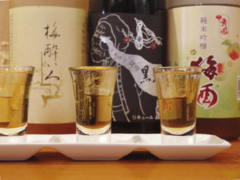 梅酒種飲み比べセット       700円