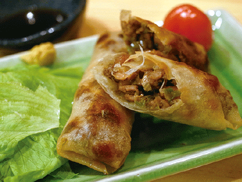 納豆春巻き      680円