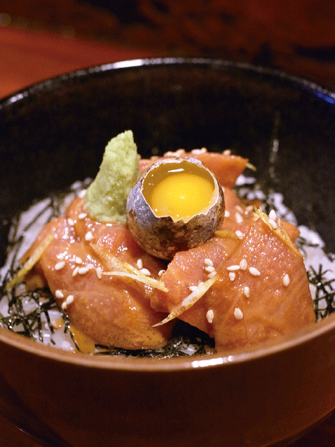 もう絶妙としか言いようがありません。 マグロのごまだれ丼ミニ650円