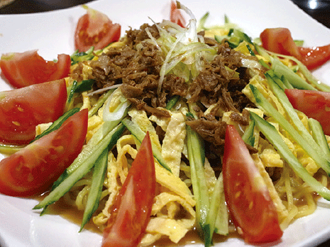 激辛ほぐしチャーシュー冷やしラーメン    700円